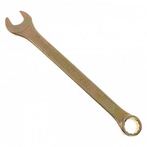 ЕРМАК Ключ рожково-накидной, 10мм, желтый цинк