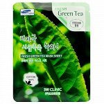 Тканевая маска для лица с экстрактом зеленого чая Fresh Green Tea Mask Sheet