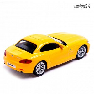 Машина металлическая BMW Z4, 1:43, цвет жёлтый