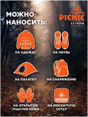 Средство от комаров клещей аэрозоль PICNIC Extreme 150мл