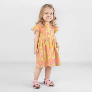 162Л23-171 (разноцветный) Платье детское