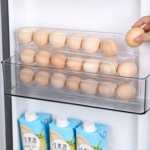 Контейнер для хранения яиц, 3 лотка Rolling Egg Box