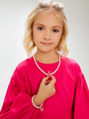 Комплект (бусы + браслет) детский Marienne цветной