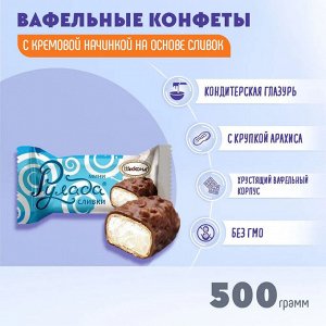 Десерт "Рулада" сливки с кремовой начинкой Акконд 500 г (+-20 гр)