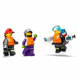 Конструктор LEGO City Пожарная спасательная лодка, 144 детали, 60373 (Оригинал)
