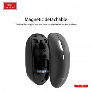 Мышь беспроводная Earldom KM7 черная Bluetooth 1600DPI