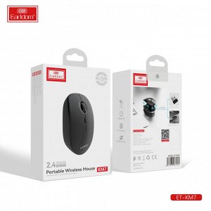 Мышь беспроводная Earldom KM7 черная Bluetooth 1600DPI