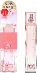 AQUASAVON Eau De Toilette Sakura Floral - легкая цветочная туалетная вода
