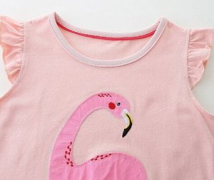 Платье с коротким рукавом для девочек