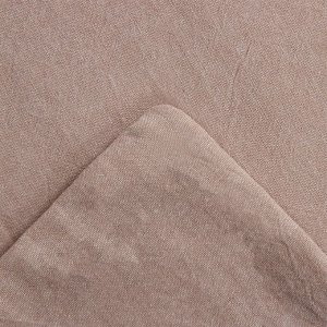 Постельное бельё Этель Denim евро, 200x220 см, 220x240 см, 50x70-2 шт., бежевое, жатый хлопок