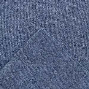 Постельное бельё Этель Denim 1.5 сп, 155х210см, 160х240см, 50х70-2шт, цвет синий, жатый хлопок, 140 г/м2