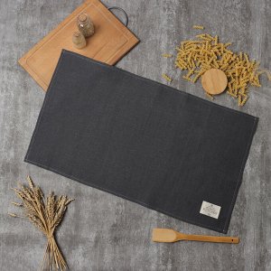 Полотенце «Этель» ECO grey, 40x70 см, 100% лён, 245 г/м²