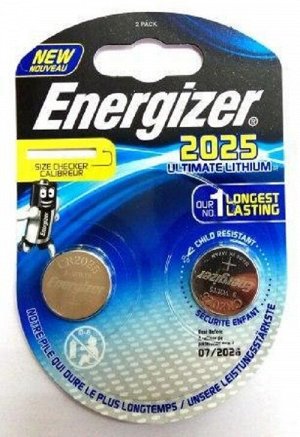 Батарейки ENR CR2025 Ultimate Lithium S BL2