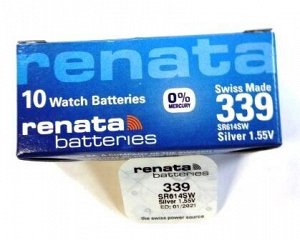 Батарейки Renata 339 (SW614SW)0%Hg BL-1