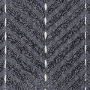 Коврик махровый Этель Lines, цв. тёмно-серый, 50х70 см, 100% хлопок, 750 г/м2