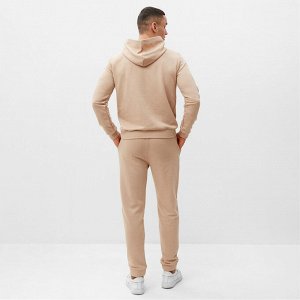 Спортивный костюм мужской (худи,брюки) MINAKU, цвет бежевый