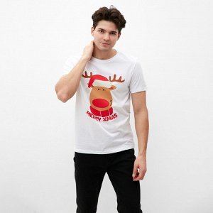 Футболка мужская KAFTAN "Merry Xmas" размер