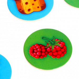 Развивающая игра «Накорми зверушку», 2 основы, ложка, 20 элементов