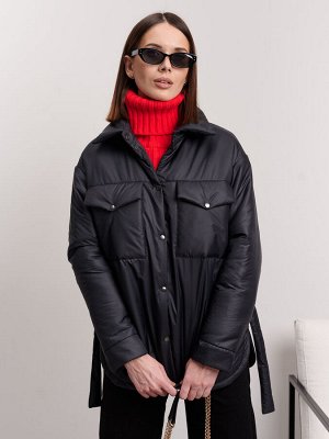 Куртка женская, демисезонная 'Севен' черный