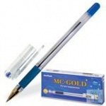 Ручка шариковая MUNHWA MC GOLD, синяя, 0,5 мм