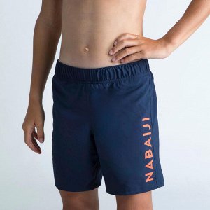 Плавки-шорты для мальчиков swimshort 100 basic темно-синие