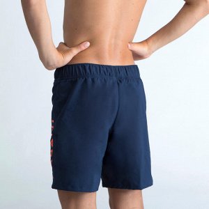 Плавки-шорты для мальчиков swimshort 100 basic темно-синие