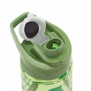 Бутылка для воды, 700 мл, 8 х 24.5 см, зеленый камуфляж
