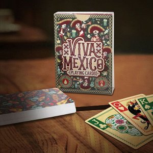 Карты игральные пластиковые Viva Mexico (54 шт)