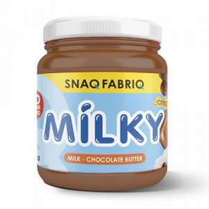Паста SNAQ FABRIQ MILKY Шоколадно-молочная с хрустящими шариками- 250 гр