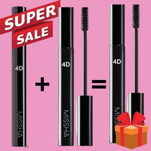 Missha Тушь для ресниц с эффектом объема The Style 4D Mascara, 7гр