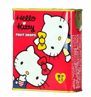 Леденцы фруктовые Hello Kitty Sakuma, банка 75 гр. 1/40