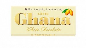 Шоколад Ghana белый LOTTE, 45 гр. 1/10/120