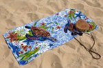 Пляжное полотенце вафельное Черепаха