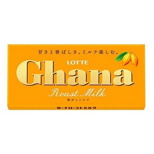 Шоколад Ghana топлёное молоко LOTTE