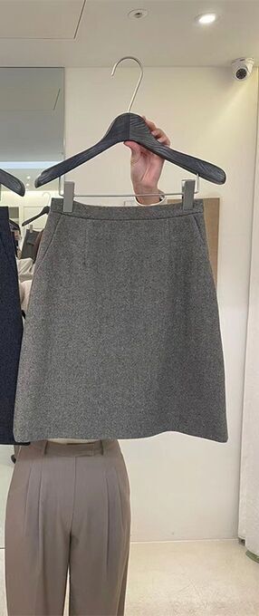 Женская мини юбка, цвет серый