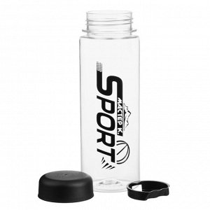 Бутылка для воды пластиковая Sport, 500 мл