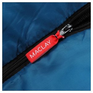 Спальный мешок Maclay camping comfort cool, 3-слойный, левый, 220х90 см, -5/+10°С