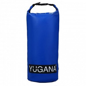 Гермомешок YUGANA, ПВХ, водонепроницаемый 20 литров, один ремень, синий