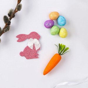 Пасхальный декор «Заяц, морковка, яйца»