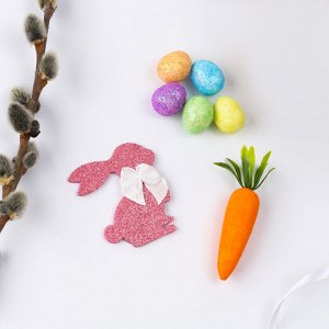 Набор декора «Заяц, морковка, яйца»
