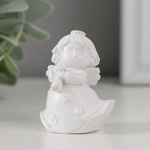 Фигурка полистоун «Ангелочек-музыкант в платье», 3x3.5x5 см, МИКС