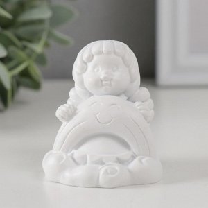 Фигурка полистоун «Малыш-ангел на облачке», 5x4.5x5 см, МИКС