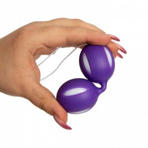 Шарики вагинальные Оки-Чпоки, для укрепления мышц влагалища, D 45 мм, фиолетовый