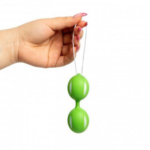 Шарики вагинальные Оки-Чпоки, для укрепления мышц влагалища, D 45 мм, зеленый