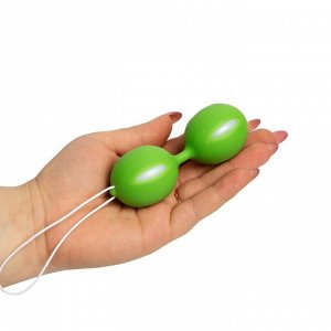 Шарики вагинальные Оки-Чпоки, для укрепления мышц влагалища, D 45 мм, зеленый