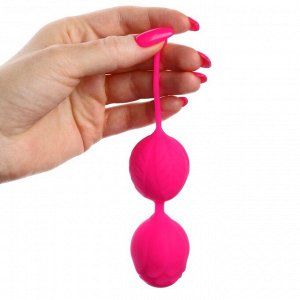 Шарики вагинальные Оки- Чпоки, для укрепления мышц влагалища, вес 45 г, розовый