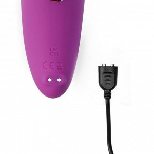 Бесконтактный вакуумно-волновой стимулятор клитора Оки-Чпоки, 9 режимов, ЗУ USB, фиолетовый