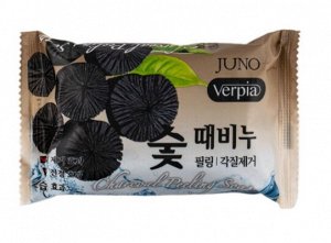 Juno Пилинг-мыло с древесным углем Verpia Charcoal Peeling