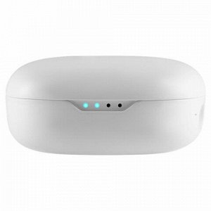 Наушники с микрофоном (гарнитура) DEFENDER TWINS 920, Bluetooth, беспроводные, белые, 63920