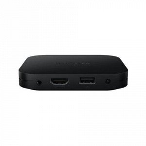 Приставка Смарт-ТВ XIAOMI Mi Box S 2nd Gen, Google TV, 4 ядра, 2 Gb+8 Gb, HDMI, Wi-Fi, пульт ДУ, черный, PFJ4167RU